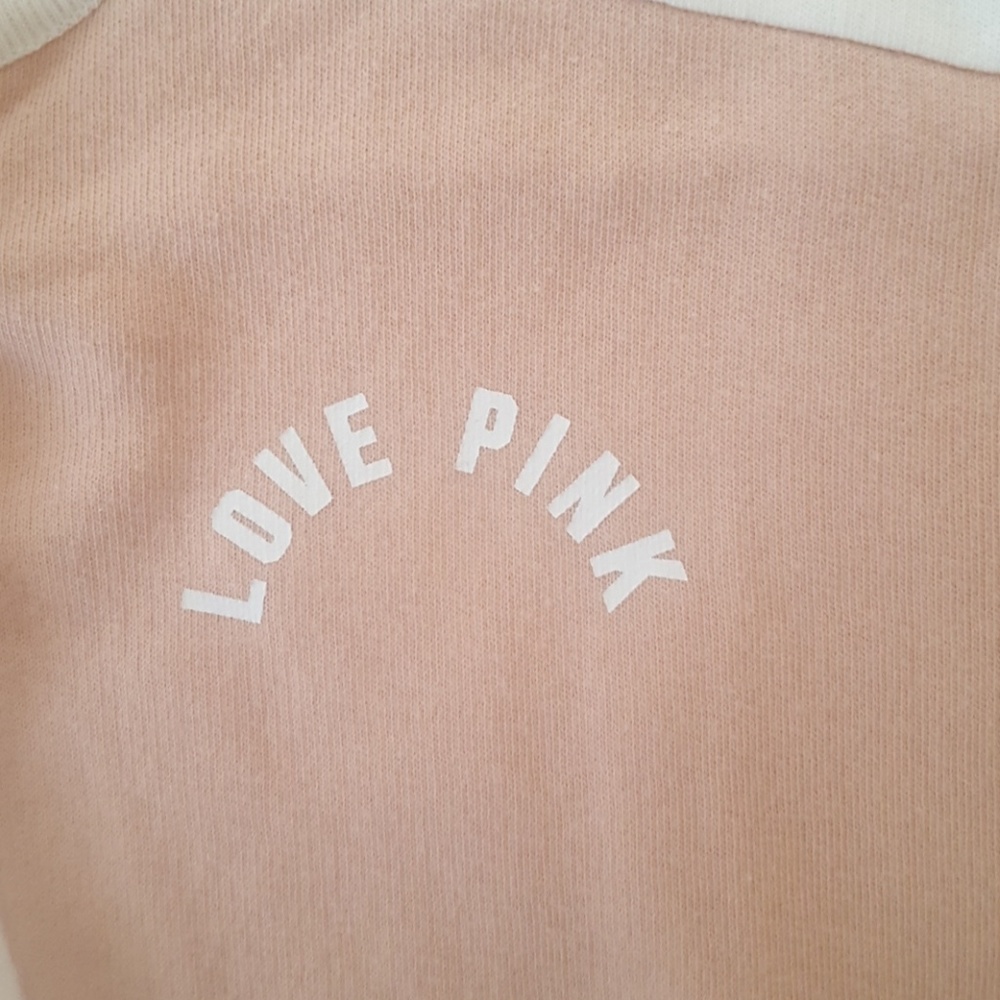 PINK Color Block Laced Up Sweater - Picture 4 of 6